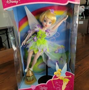 The Brass Key Disney Tinkerbell Porcelain Keepsake Collector Doll in Box